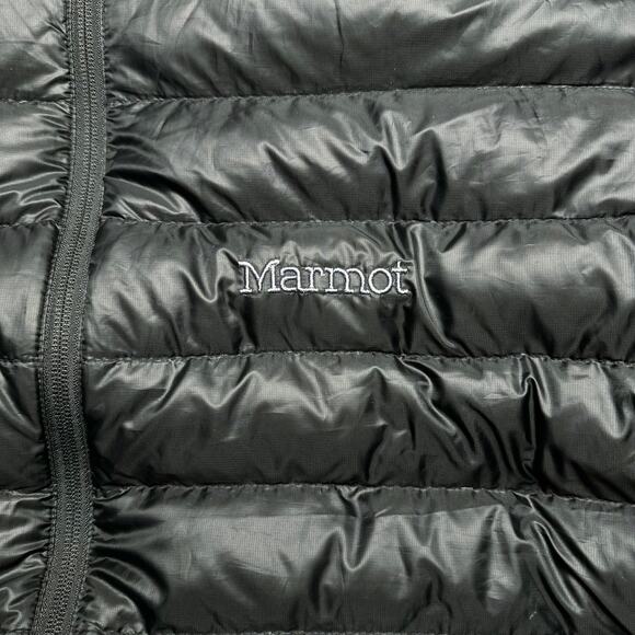 Marmot | Men | Azos Black 700 Duck Down Fill Winter Puffer Jacket | Size XL - Picture 12 of 15